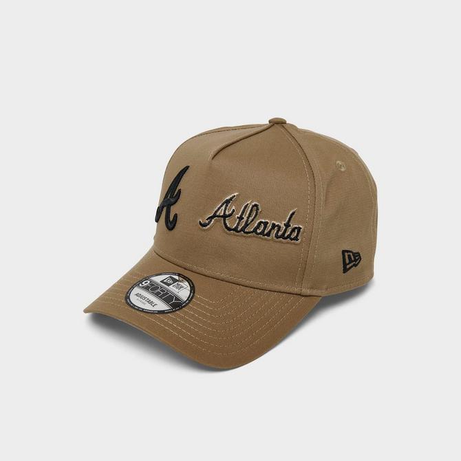 New Era Atlanta Braves 9FORTY Snapback Hat in Brown