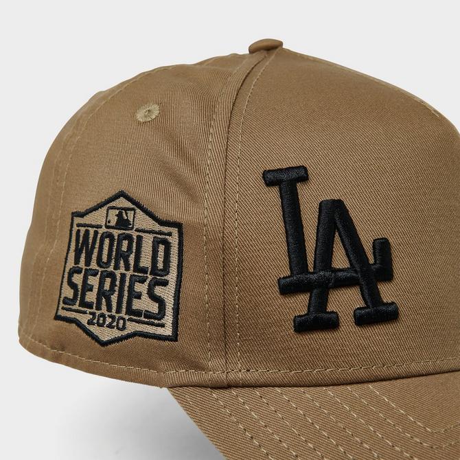 New Era  MLB Women's LA Dodgers Black Gold Curved Strapback Hat