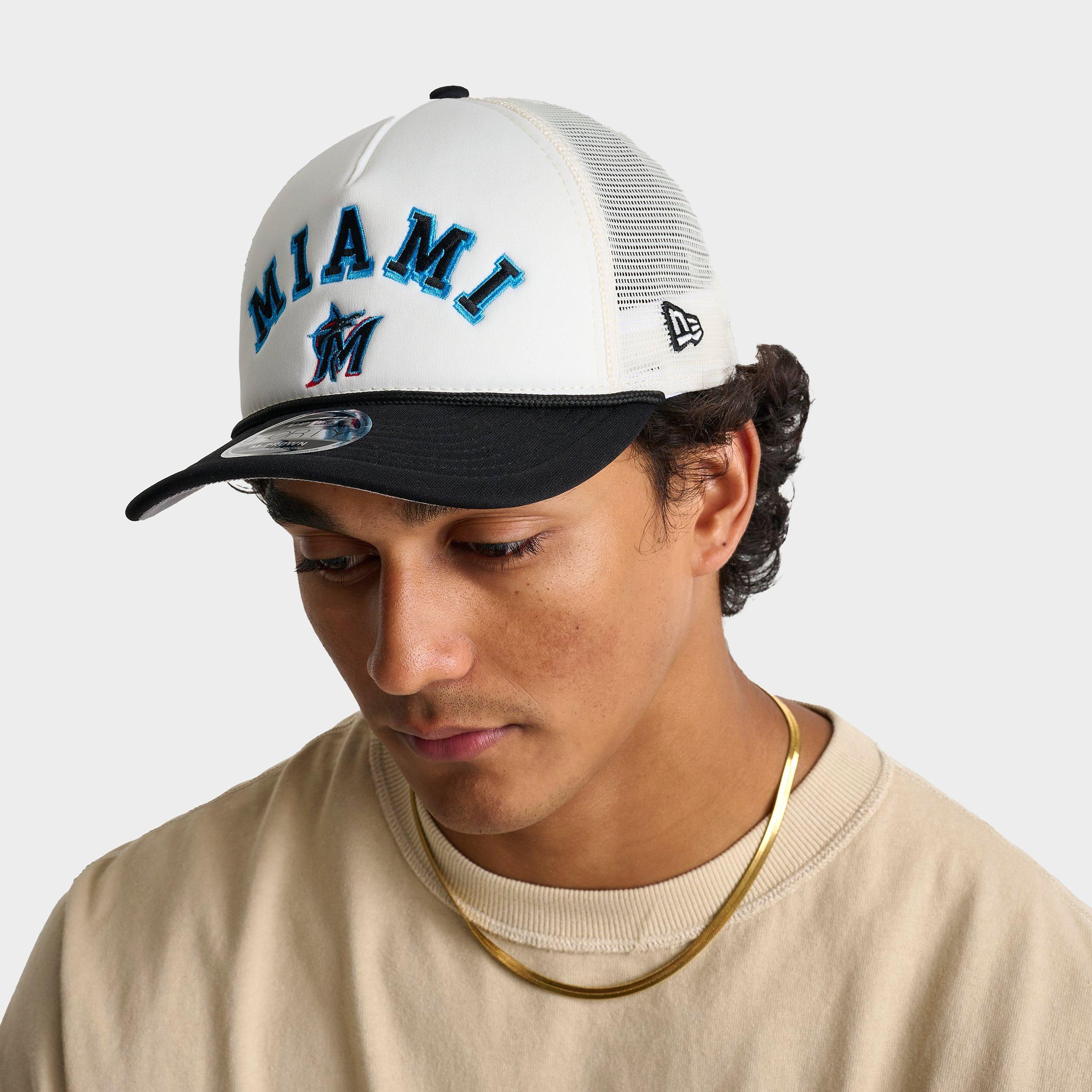New Era Miami Marlins MLB 9FORTY M-Crown A-Frame Trucker Hat