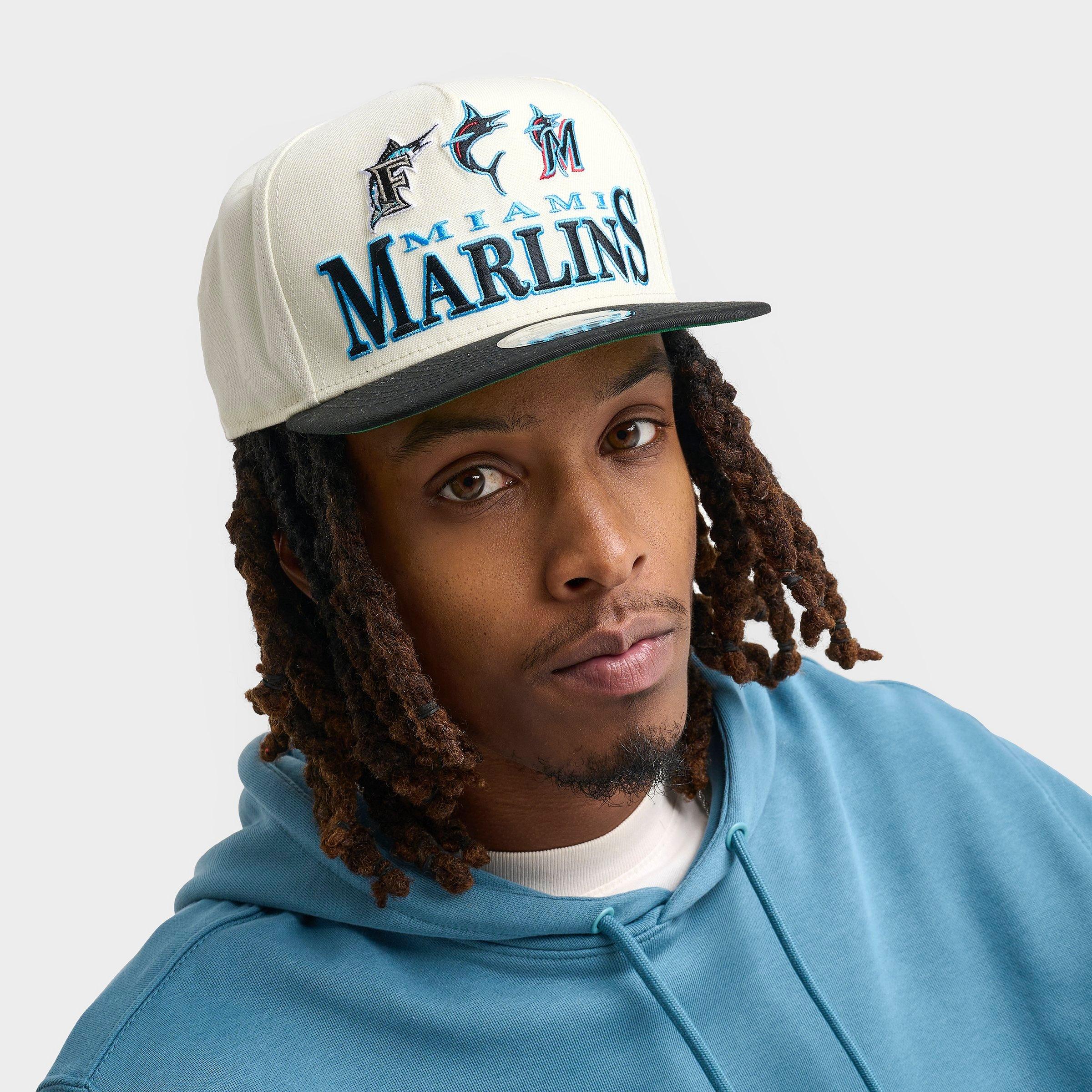 New Era Miami Marlins MLB Multi Logo 9FIFTY Snapback Hat