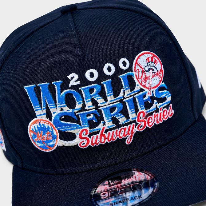 Bottom view of New Era Subway Series MLB 9FIFTY A-Frame Snapback Hat in Dark Navy Click to zoom