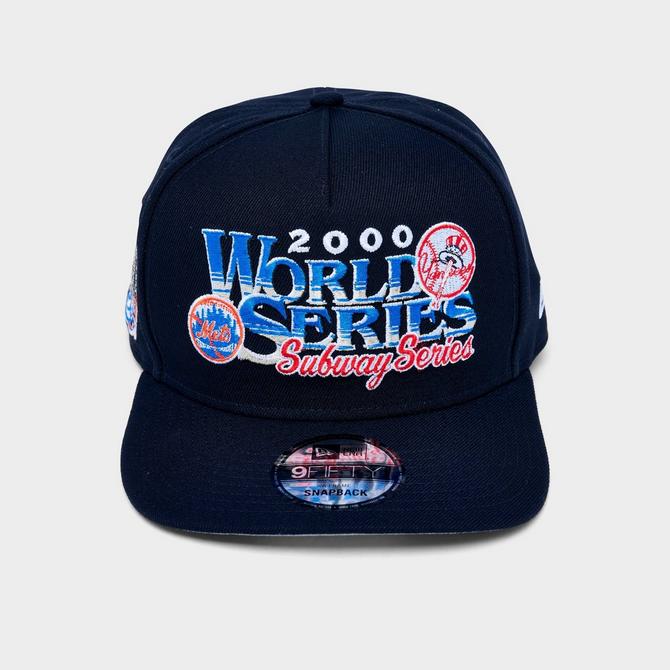 [angle] view of New Era Subway Series MLB 9FIFTY A-Frame Snapback Hat in Dark Navy Click to zoom