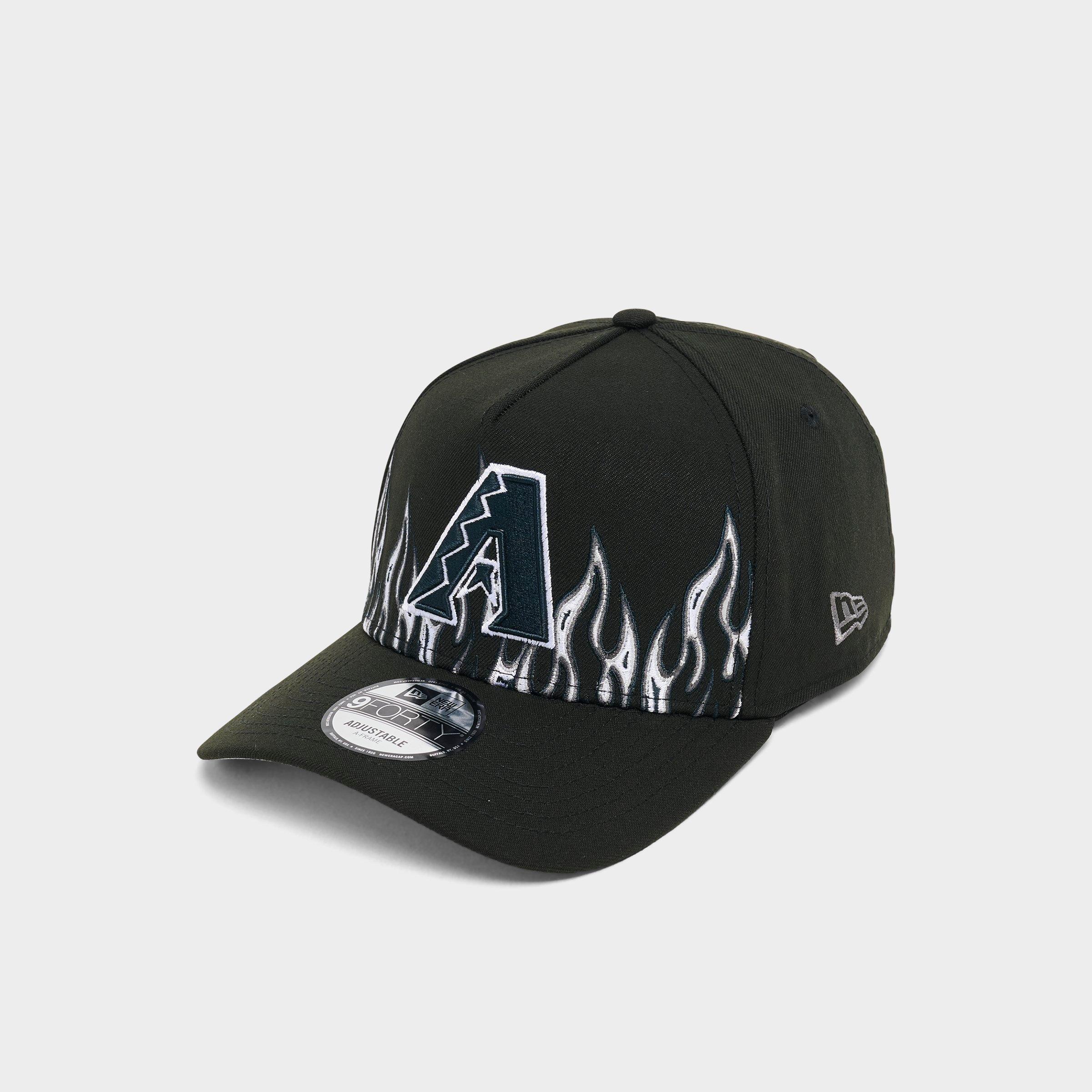 TC BASIC DIM CAP black,os 東京ポップアップ限定品！ New Era Arizona Diamondbacks MLB Flames 9FORTY A-Frame Snapback