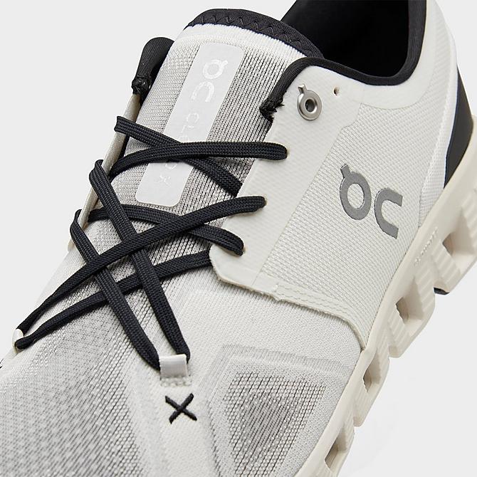 Front view of Men's On Cloud X Running Shoes in White/Black Click to zoom
