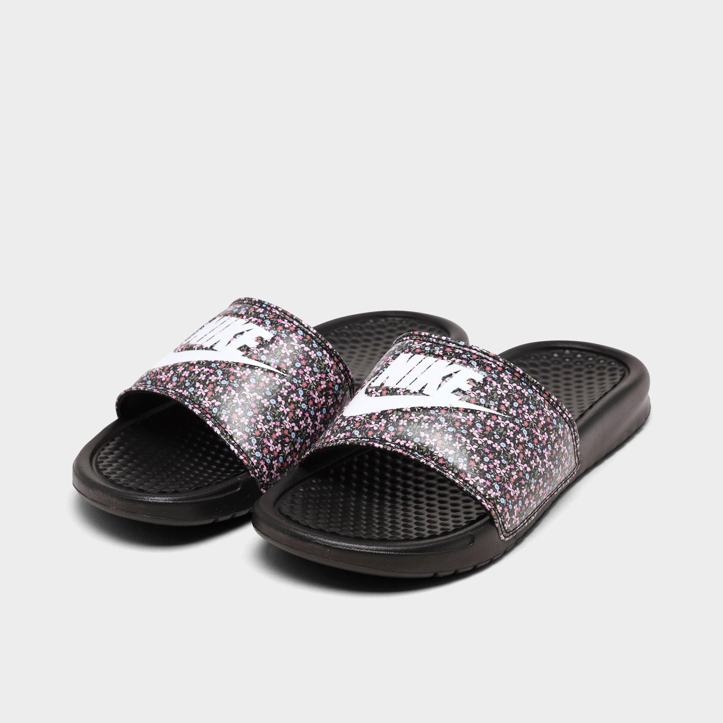 women's nike benassi jdi print slide sandals