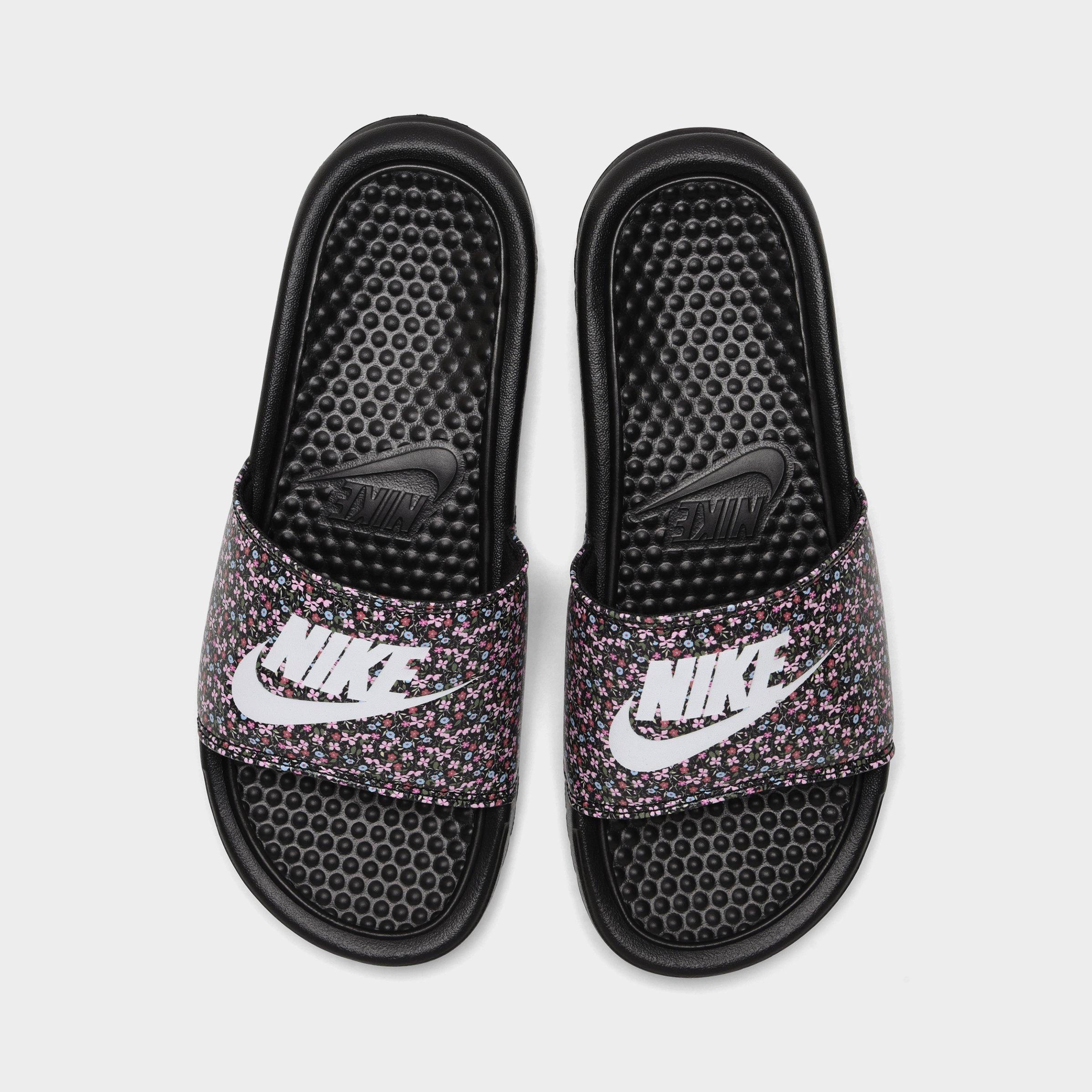 nike slides light pink