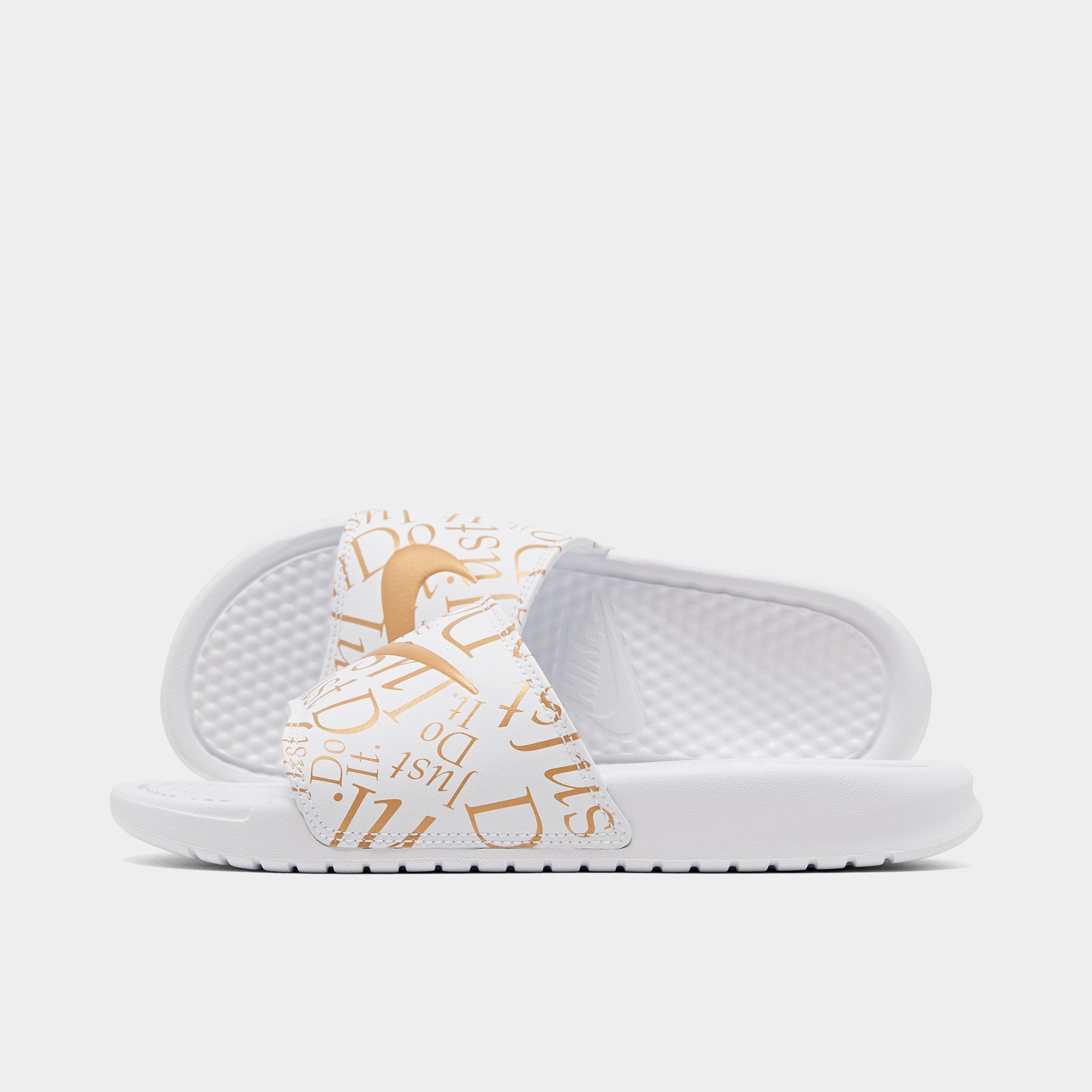 women's nike benassi jdi print sport slides