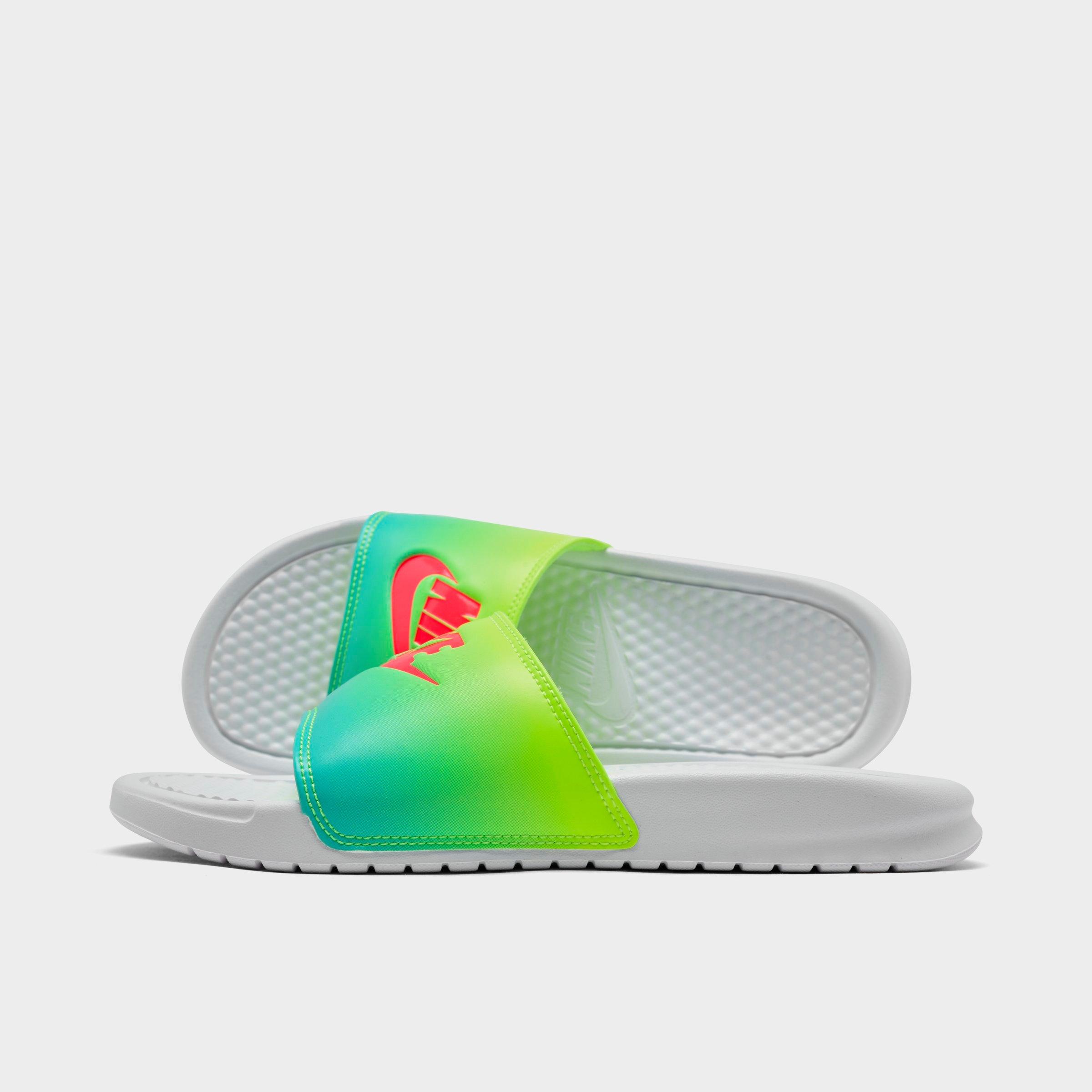 women's nike benassi jdi print sport slides