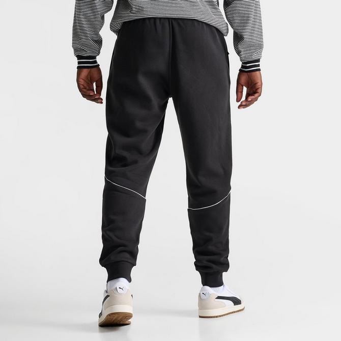 [angle] view of Men's Puma Scuderia Ferrari Race Pants in Puma Black Click to zoom