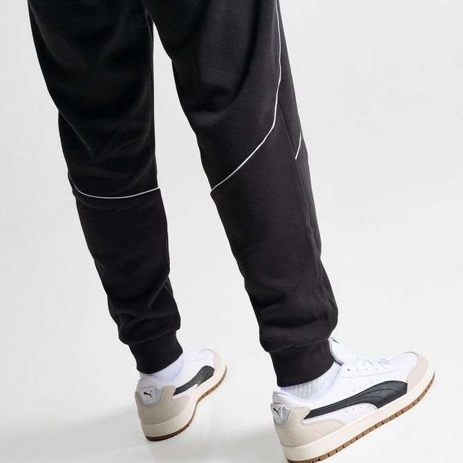 [angle] view of Men's Puma Scuderia Ferrari Race Pants in Puma Black Click to zoom