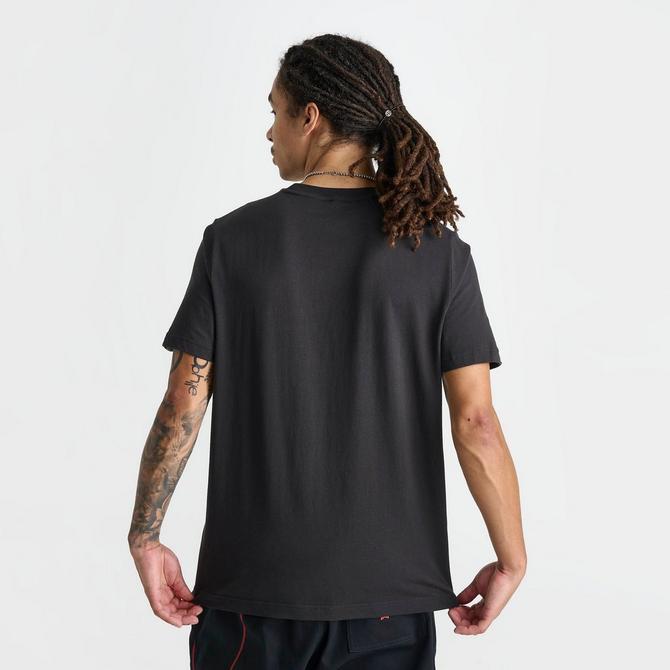 [angle] view of Men's Puma BMW M Motorsport Car Graphic T-Shirt in Puma Black Click to zoom