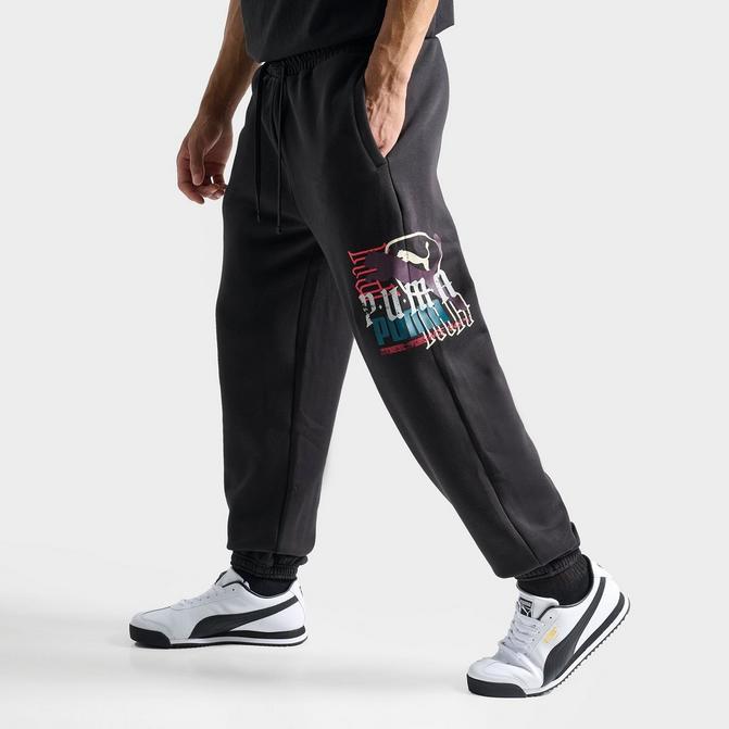 Men's puma sweatpants clearance