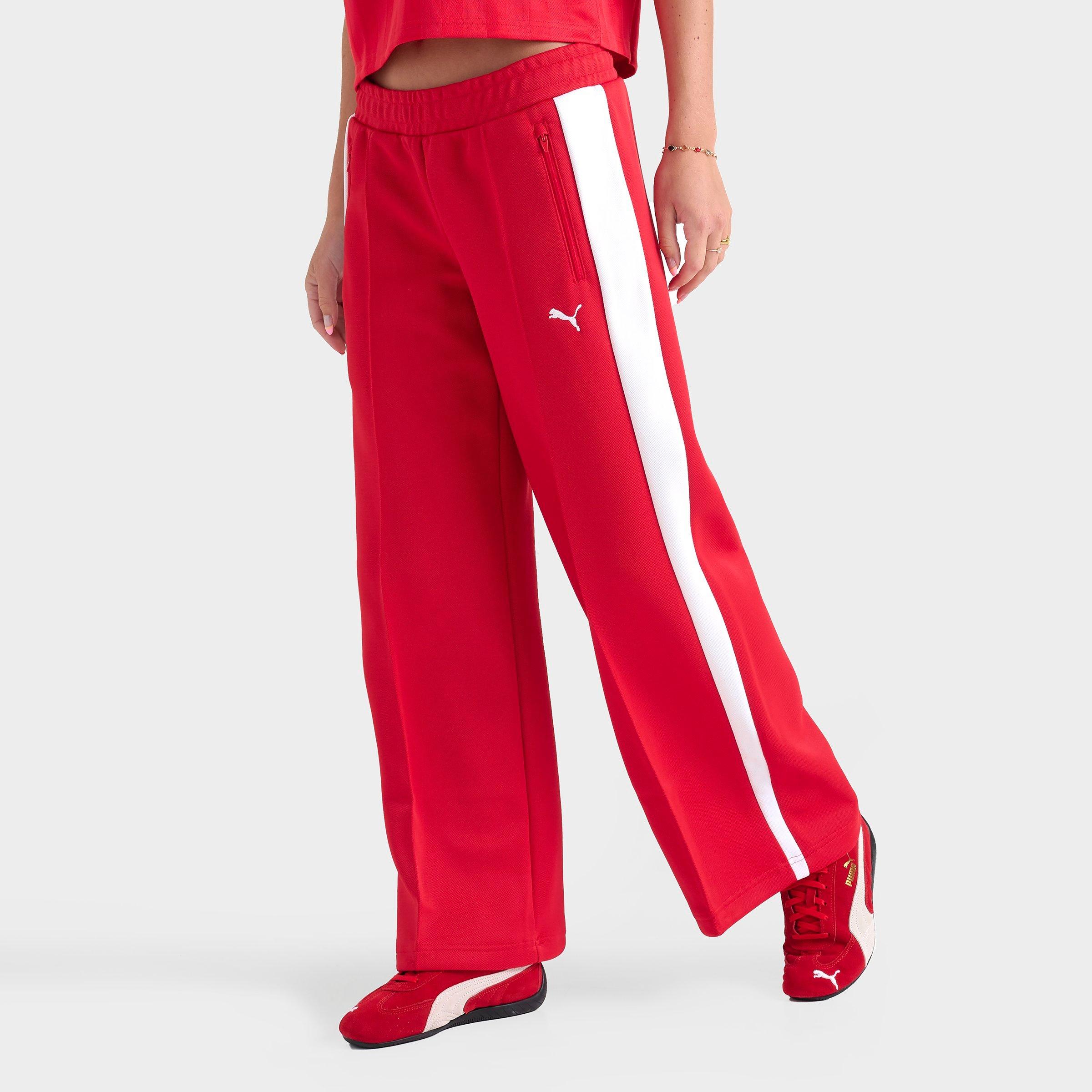 パンツ the red thread S logo knit pants micro Women's Puma T7 Low-Rise Track Pants | Finish Line