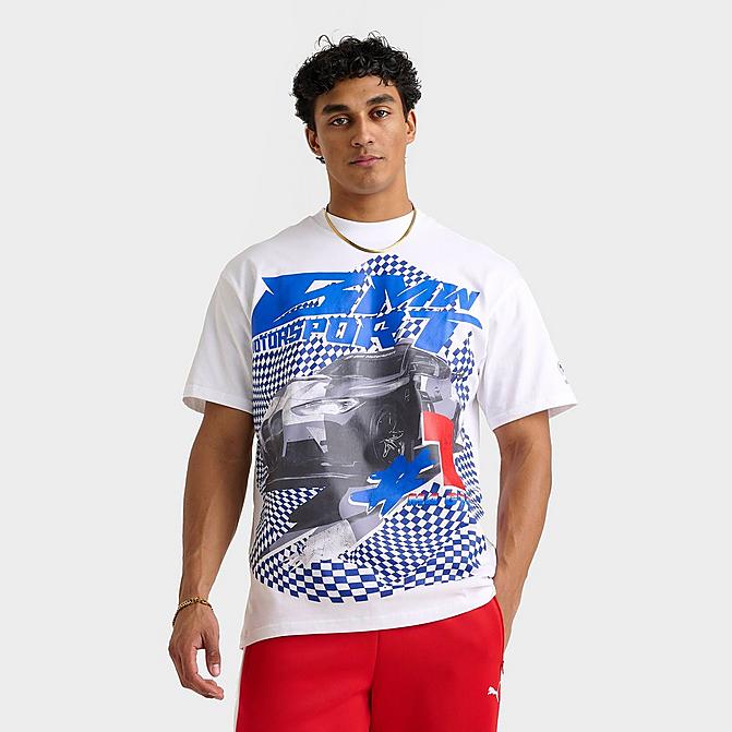 Men's Puma BMW Motorsport Big Graphic T-Shirt| Finish Line Men's Puma BMW Motorsport Big Graphic T-Shirt| Finish Line