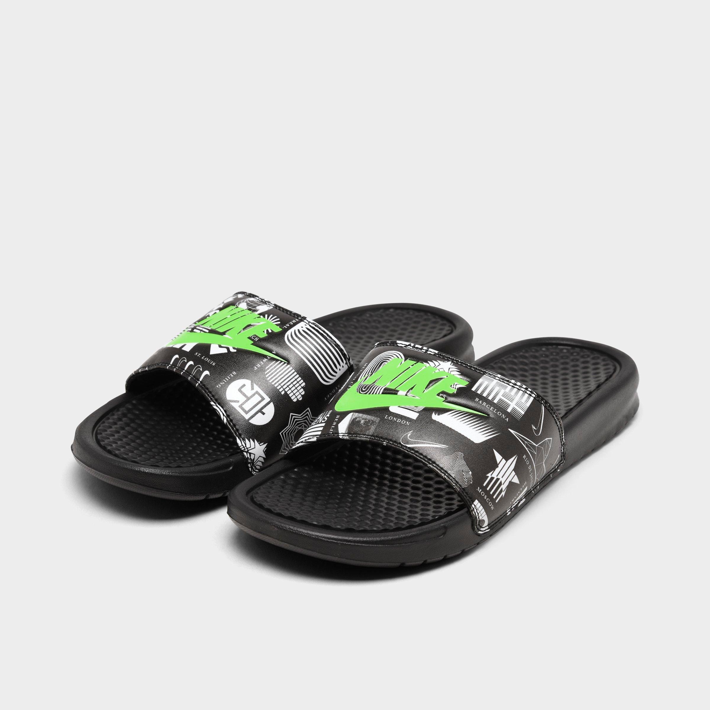 men's nike benassi jdi print slide sandals