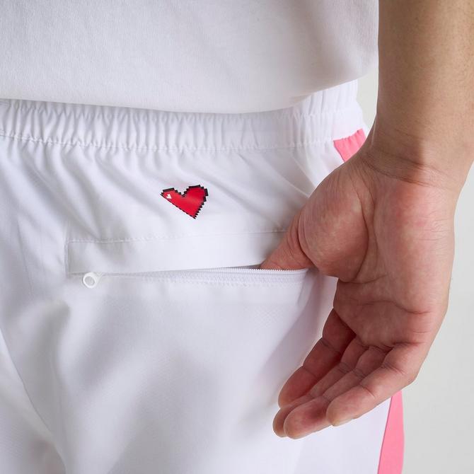 [angle] view of Men's Puma x Ferrari Sketches T7 Shorts in Puma White Click to zoom