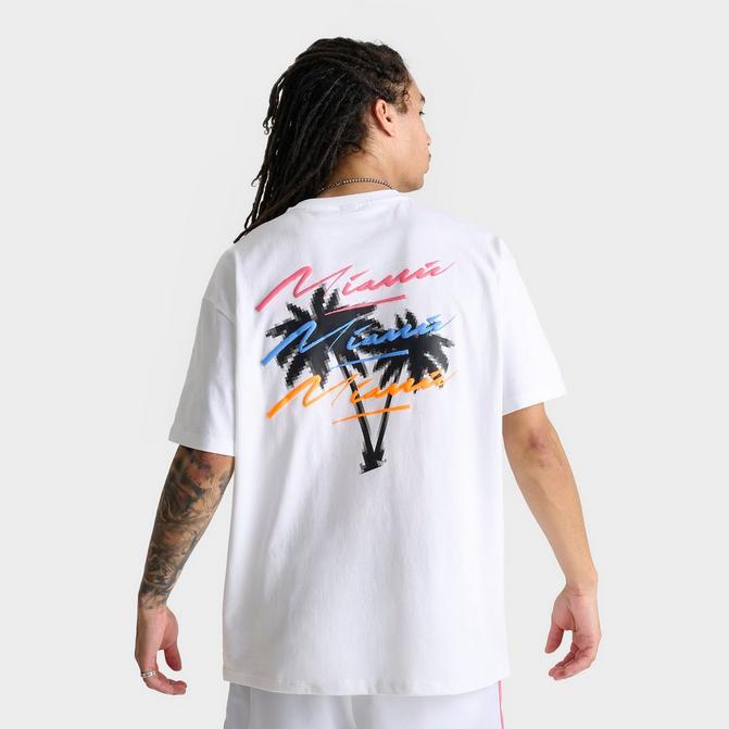 [angle] view of Men's Puma x Ferrari Sketches Graphic T-Shirt in Puma White Click to zoom