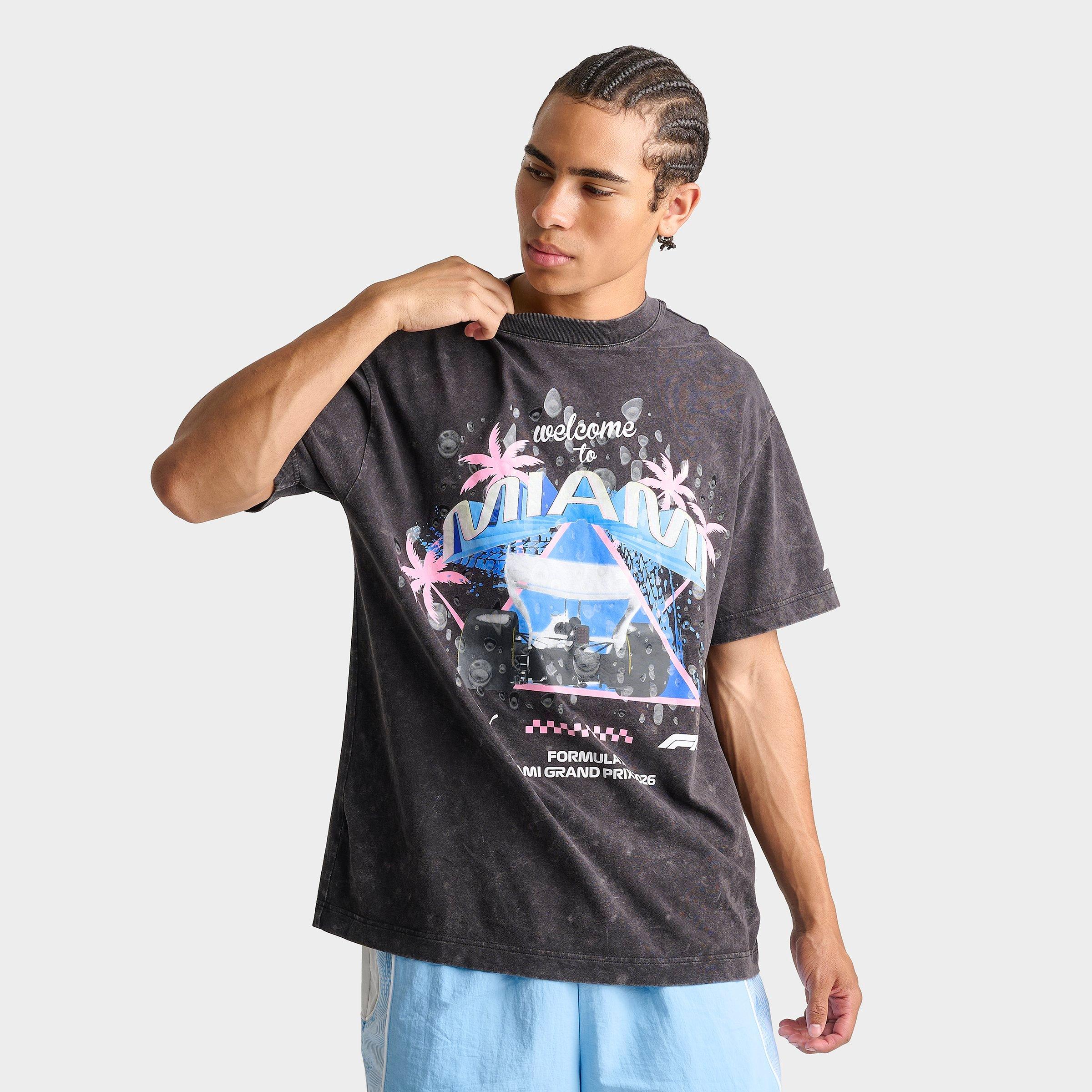 Men's Puma F1 Miami Washed Graphic T-Shirt | Finish Line