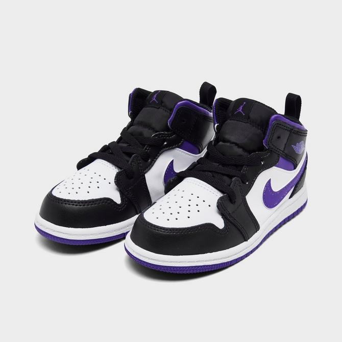 Kids' Toddler Jordan 1 Mid Casual Shoes Finish Line
