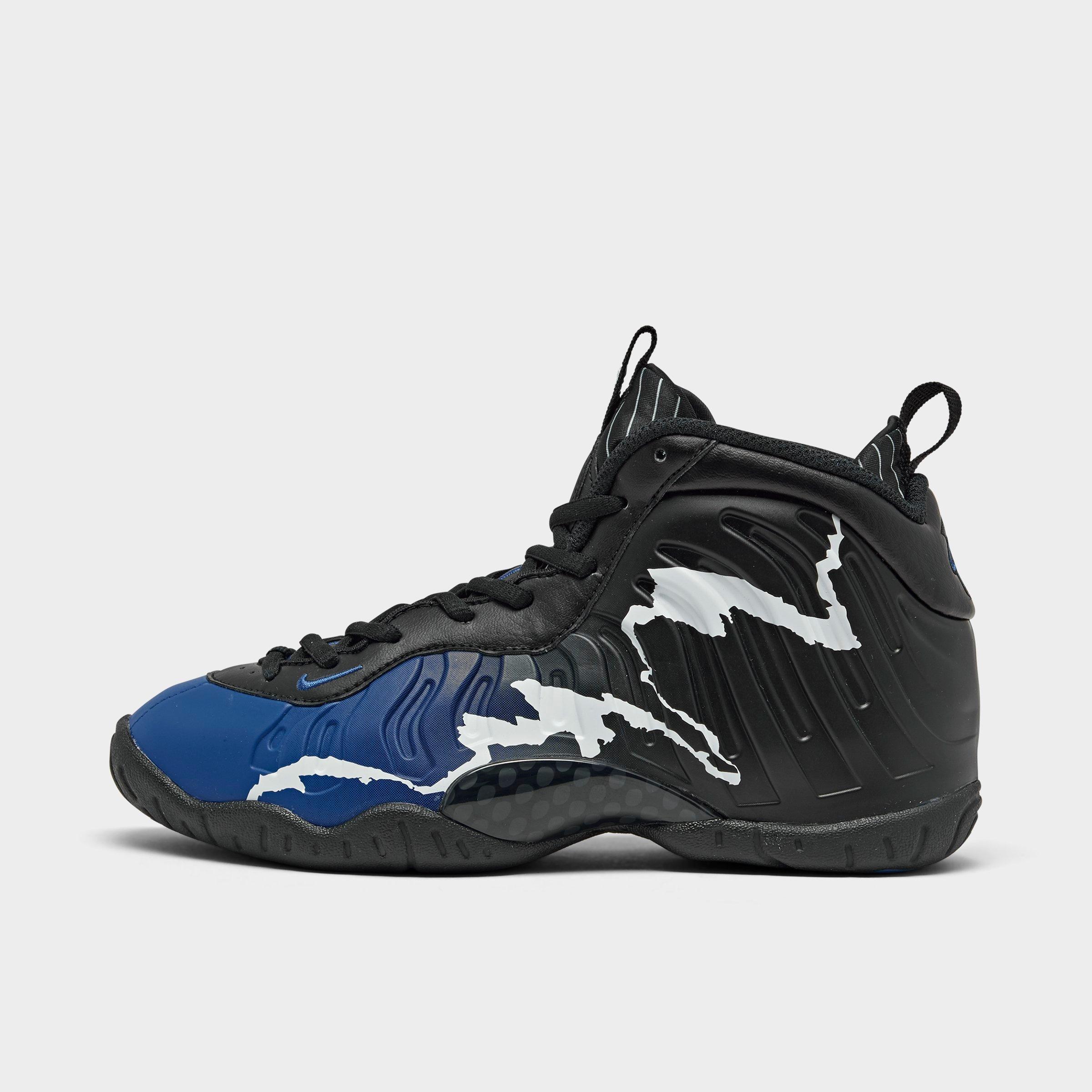 nike little posite one black and white