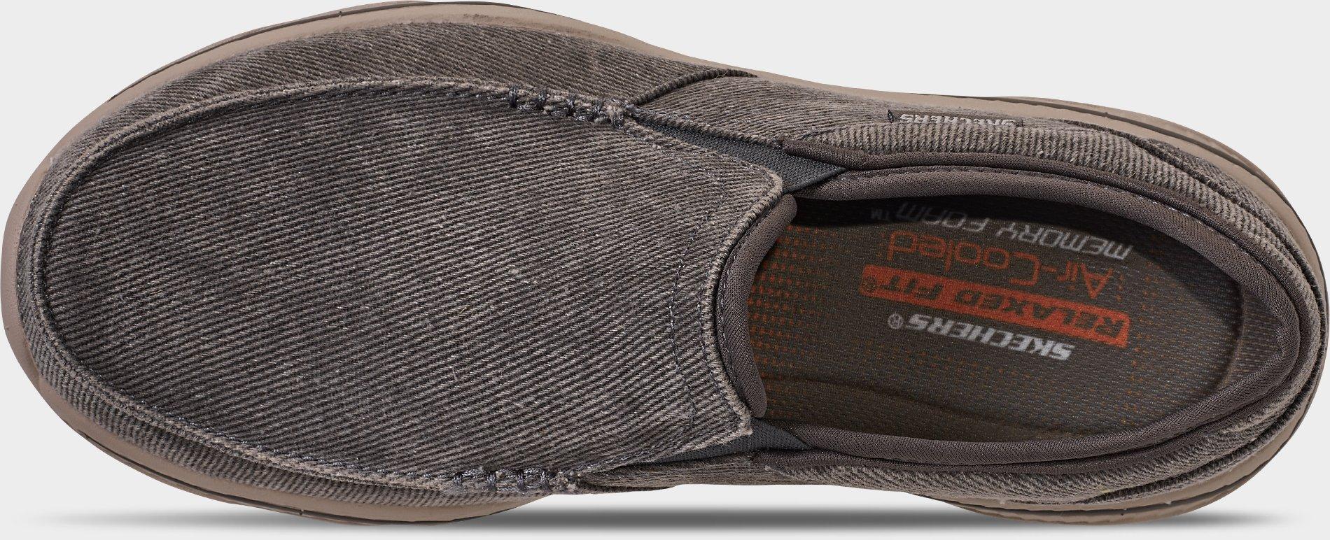 skechers slip on casual shoes mens