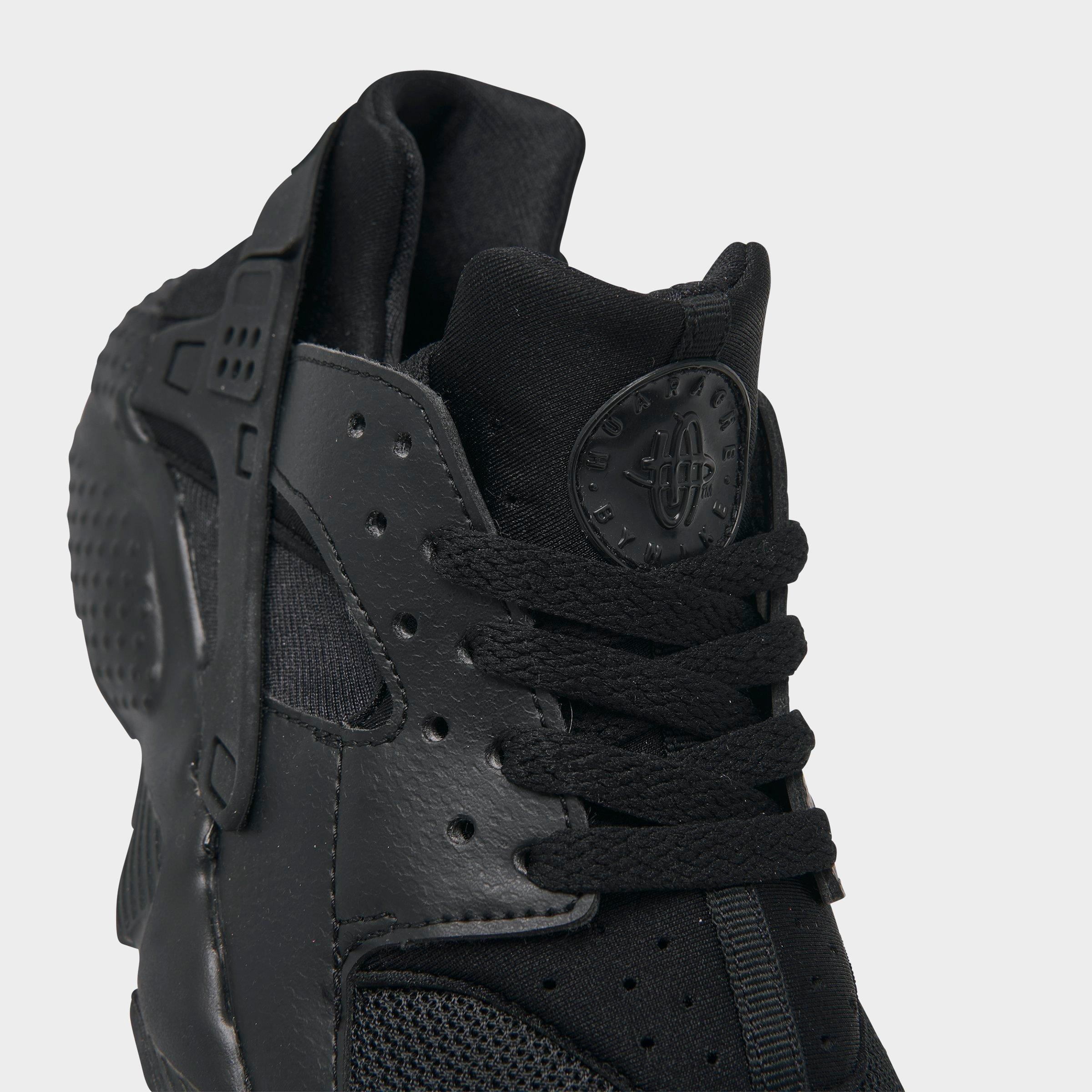 black and white huaraches youth