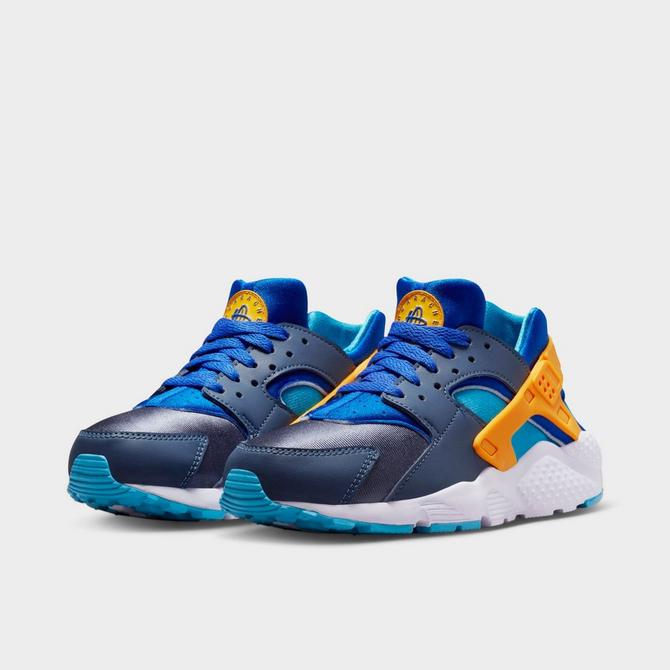 Nike Huarache Run Big Kids' Shoes - Blue