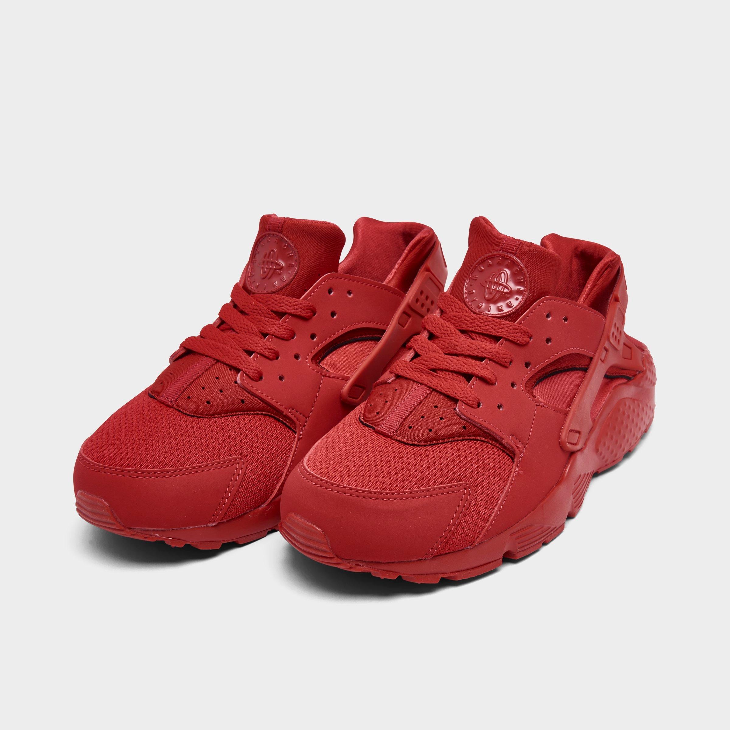 nike air huarache run mid kids red