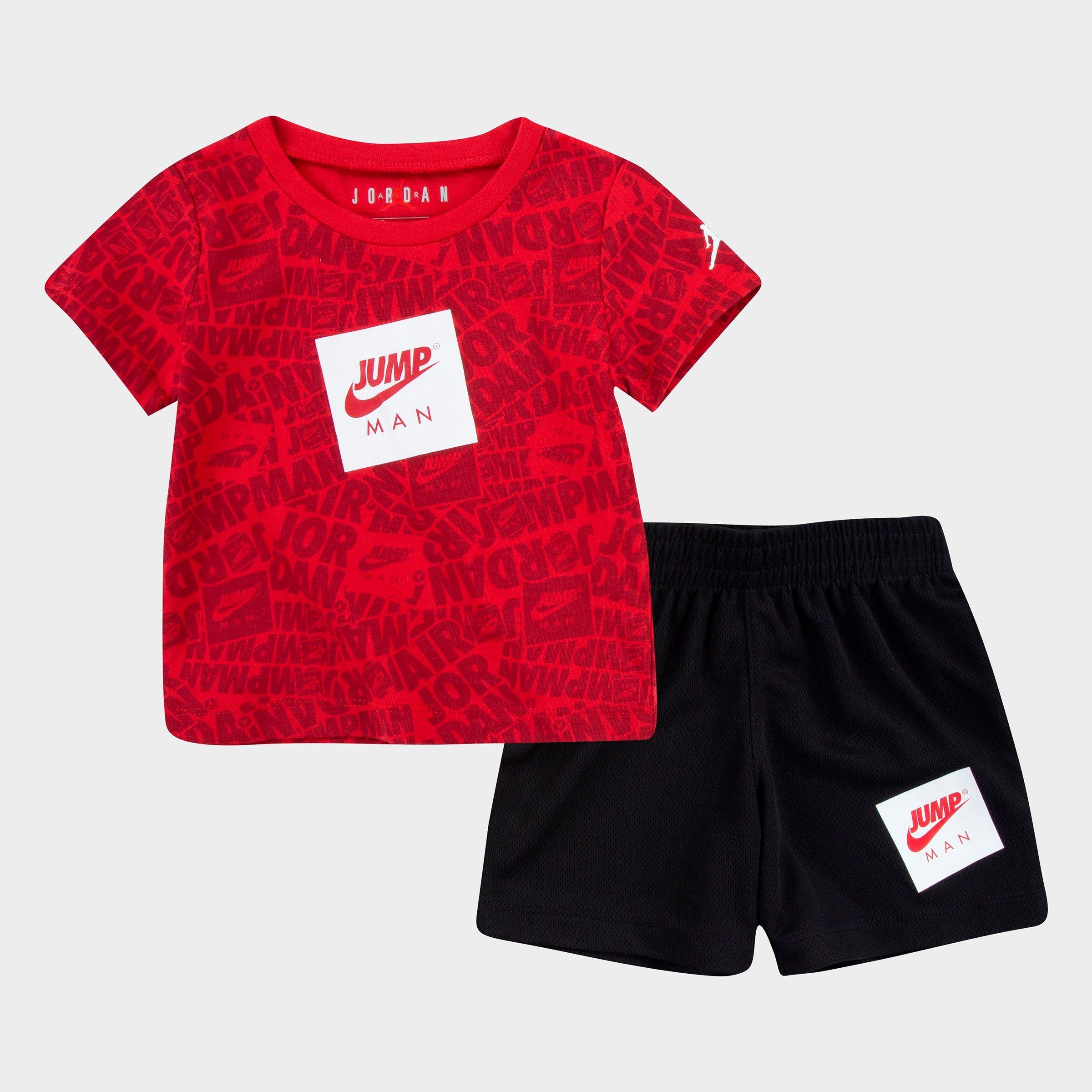 jordan t shirt and shorts set