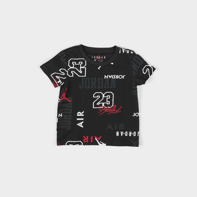 Infant Jordan Allover Print T Shirt and Shorts Set Finish Line