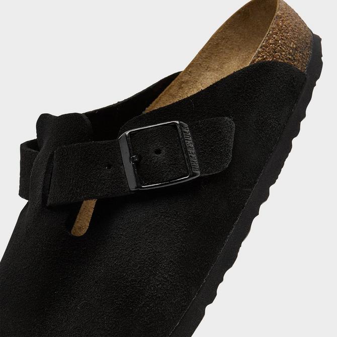 Men's Boston Clog - Black Leather