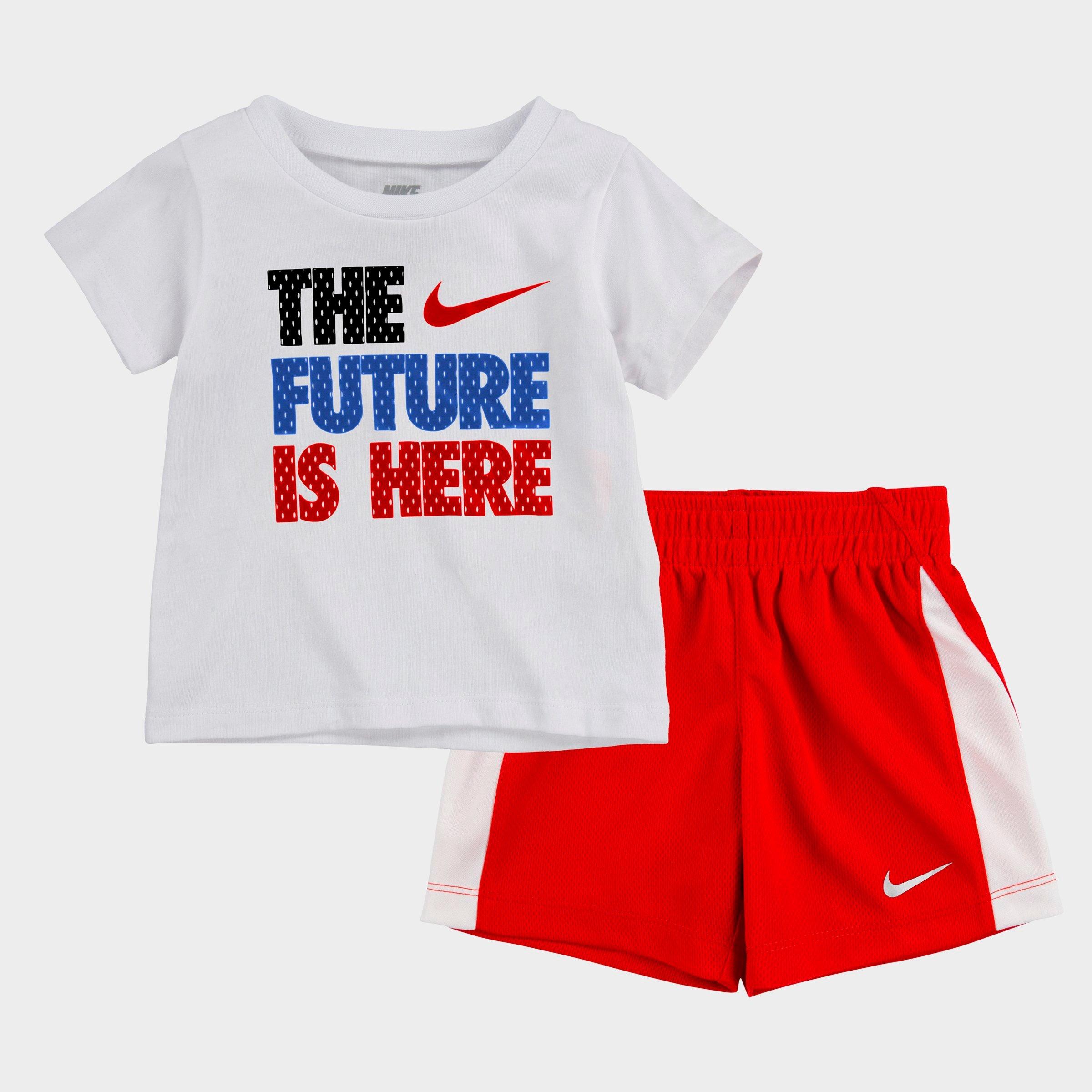 baby nike shorts and t shirt