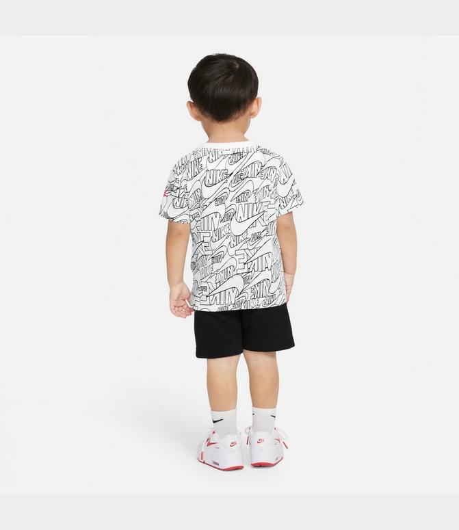 Boys' Infant Nike Read Allover Print T-Shirt and Shorts Set Boys' Infant Nike Read Allover Print T-Shirt and Shorts Set