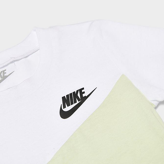 Product 5 view of Infant Nike Sportswear T-Shirt and Cargo Shorts Set in Lime Ice/Black/White Click to zoom