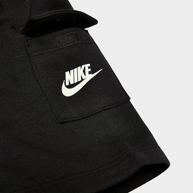 Product 6 view of Infant Nike Sportswear T-Shirt and Cargo Shorts Set in Lime Ice/Black/White Click to zoom