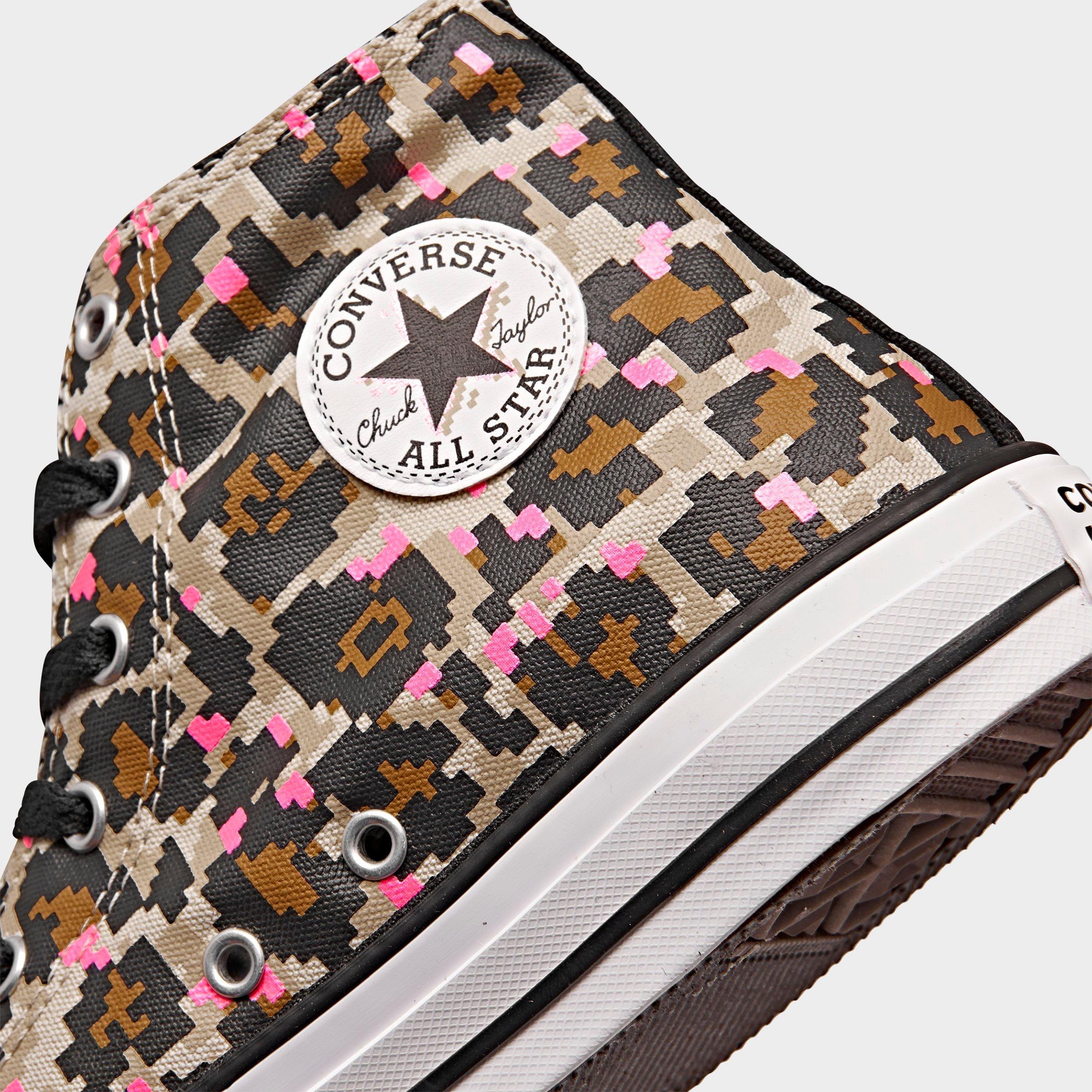 girls leopard converse
