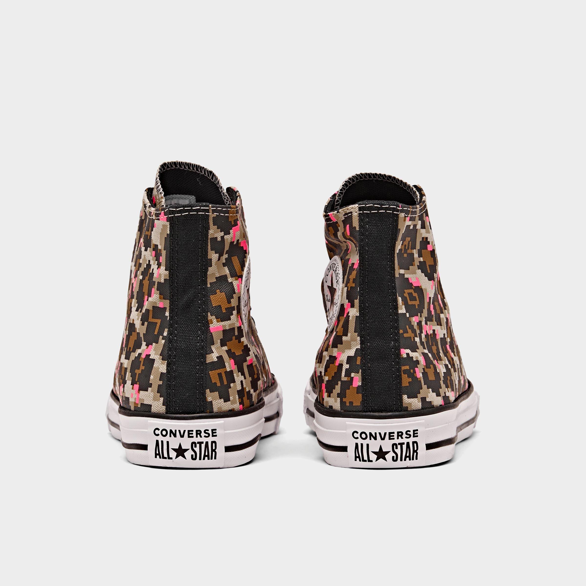 kids leopard converse