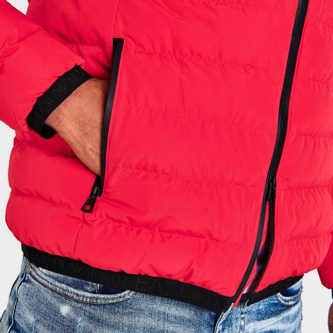 Rafflesia Arnoldi rooster Vakantie Men's Emporio Armani EA7 Zip Logo Bubble Puffer Jacket| Finish Line