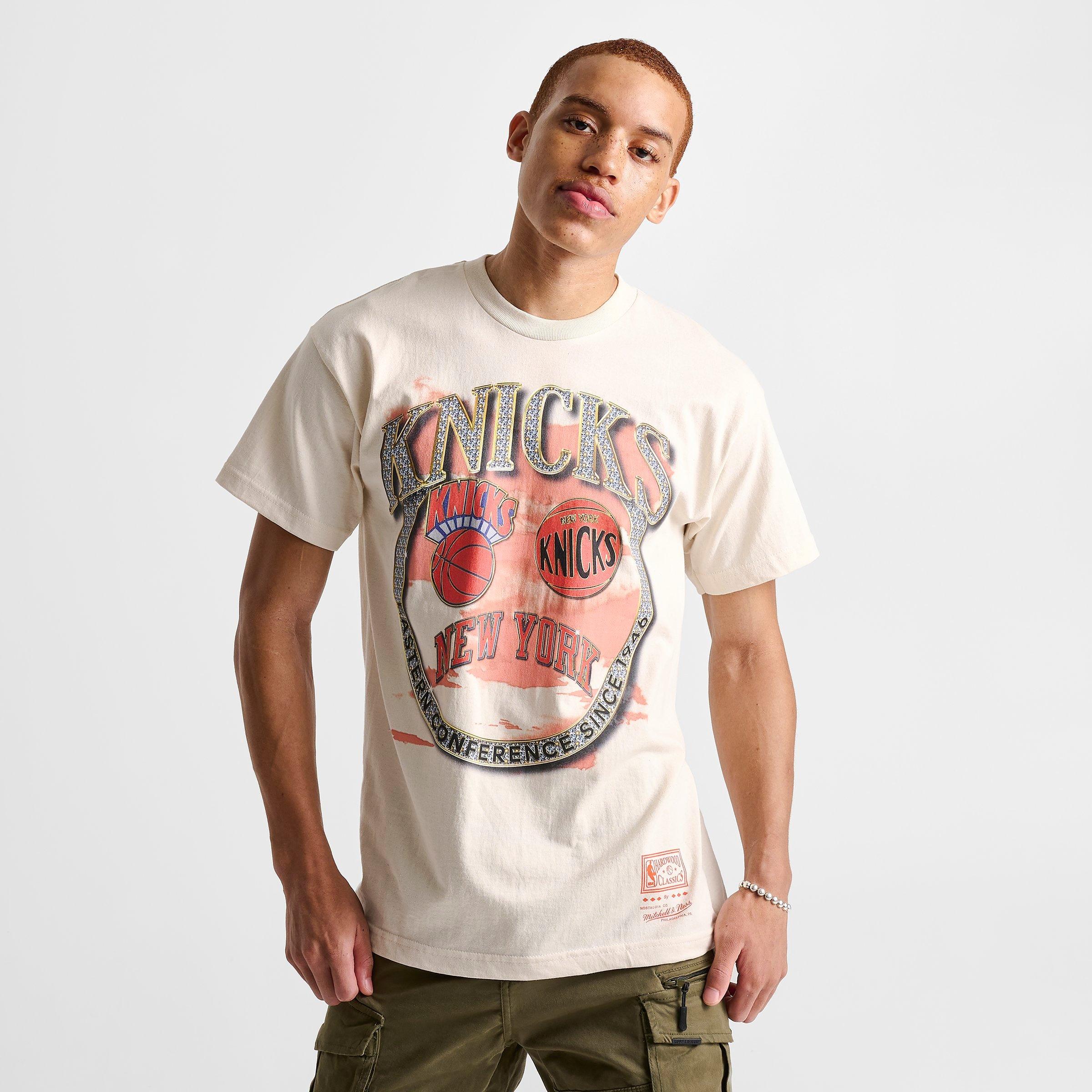 Men's Mitchell & Ness New York Knicks NBA Crown Jewels Graphic T-Shirt