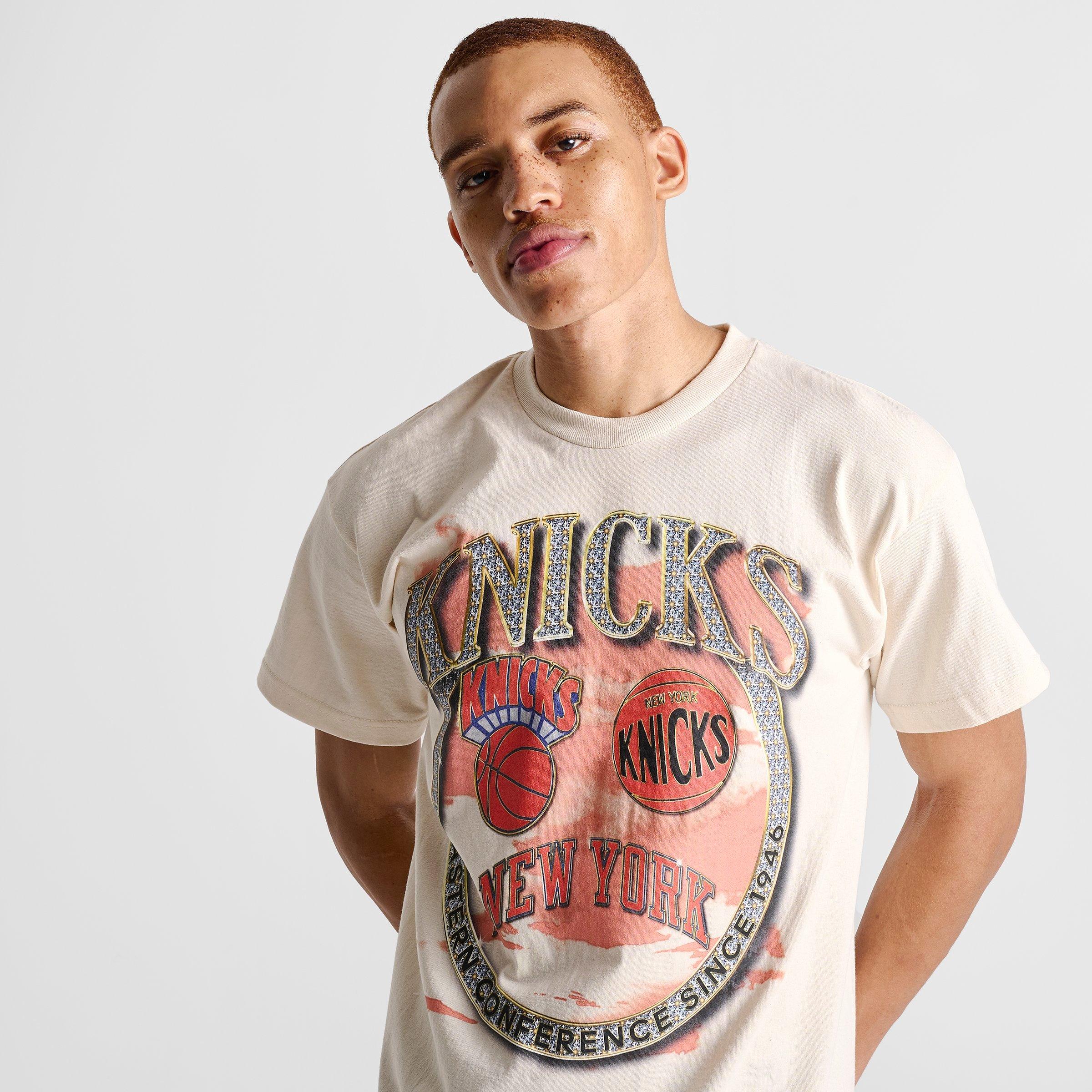 Men's Mitchell & Ness New York Knicks NBA Crown Jewels Graphic T-Shirt