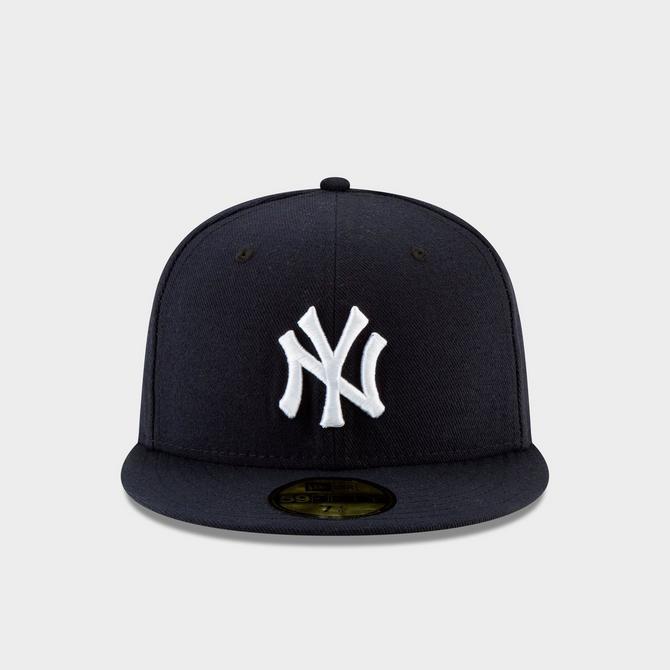 All black yankees fitted hot sale hat