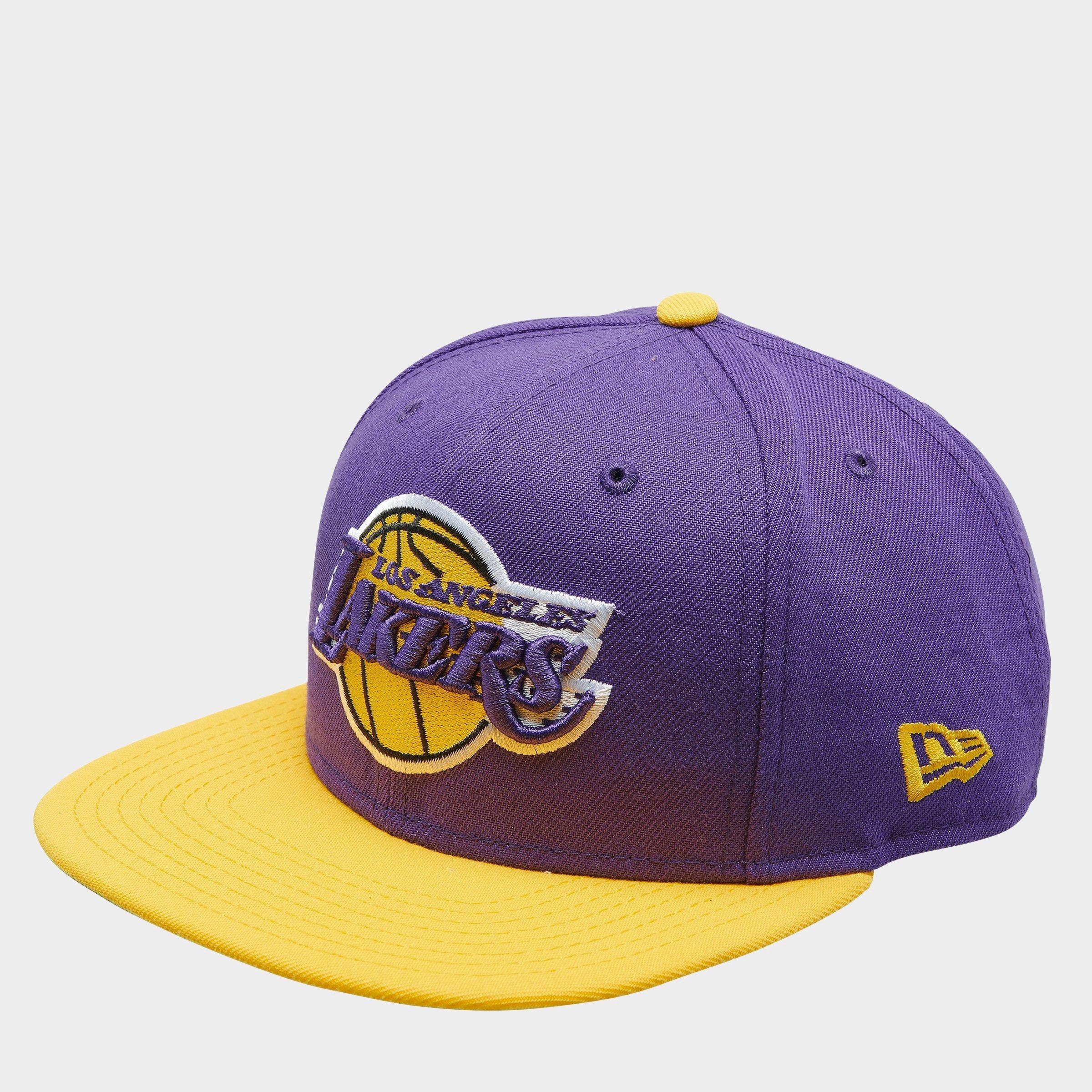 lakers strapback hat