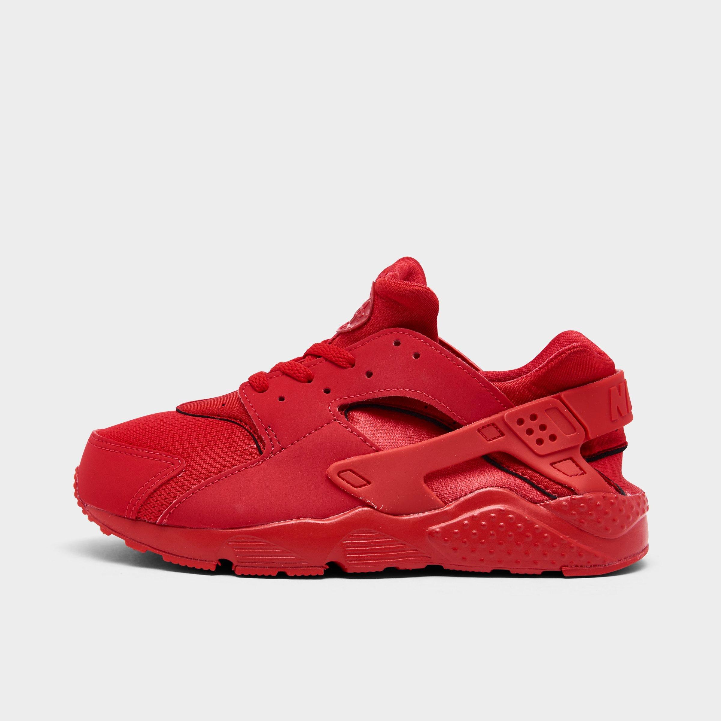 all red huaraches kids