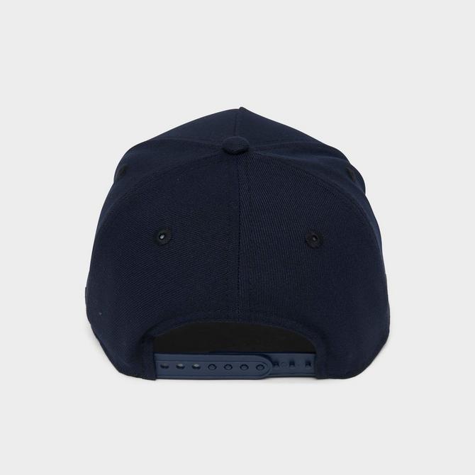 Back view of New Era Los Angeles Dodgers MLB 9FORTY Snapback Hat in Navy Click to zoom