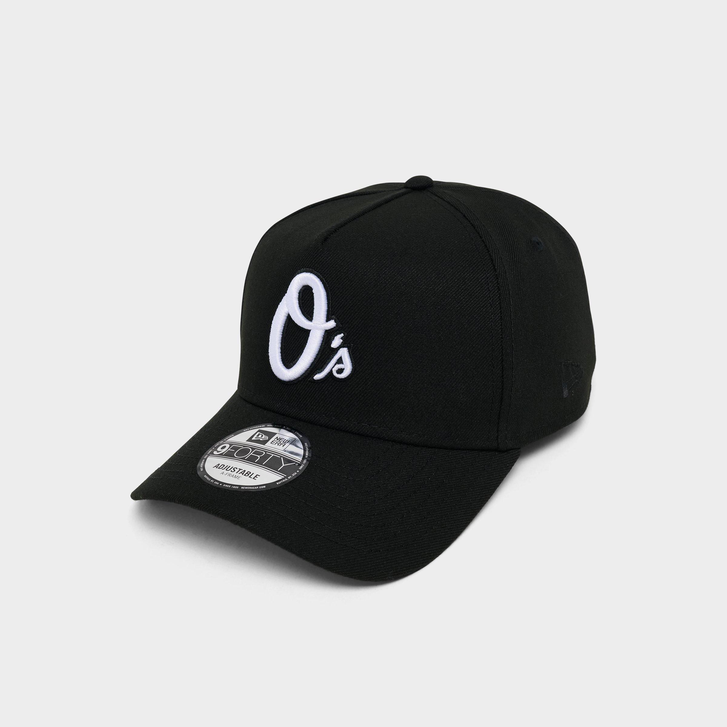 A's LAB MerV-ERA13.5T ブラック [OP-60787] New Era Baltimore Orioles MLB 9FORTY A-Frame Monochrome Snapback