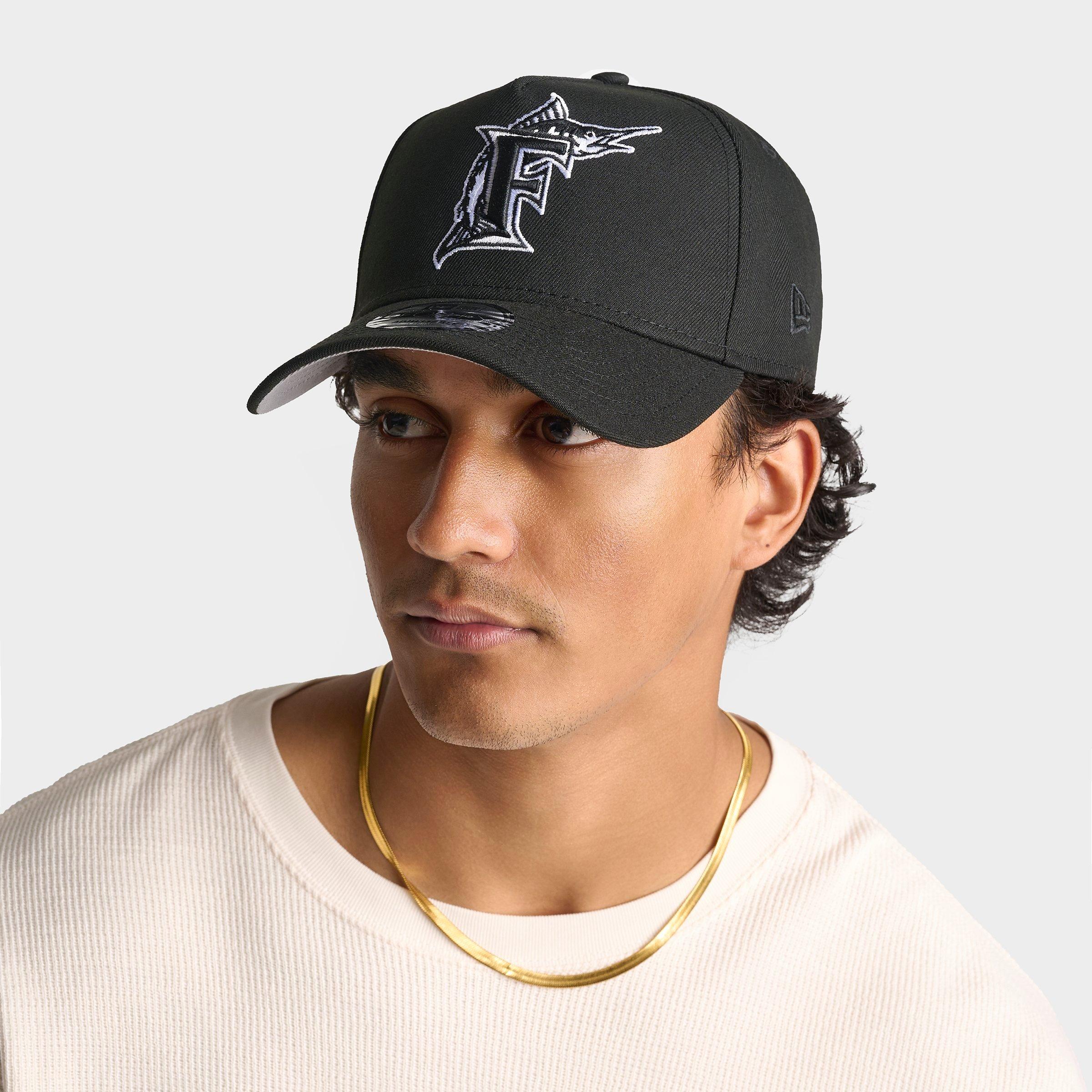 New Era Florida Marlins MLB 9FORTY A-Frame Monochrome Snapback Hat