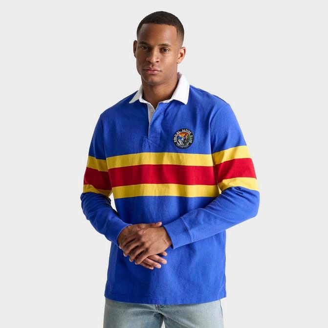 Men s Polo Ralph Lauren Striped Rugby Polo Shirt