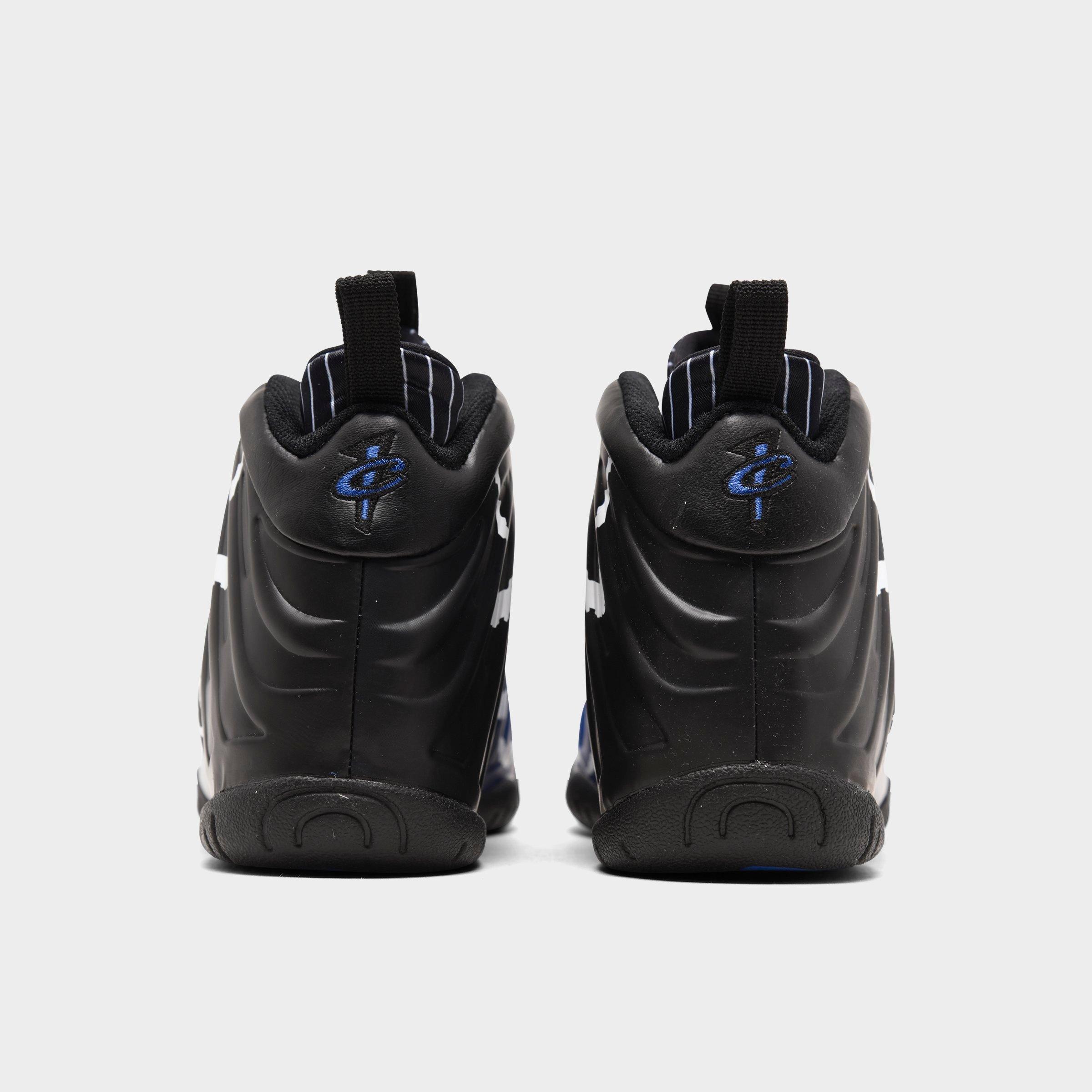 nike little posite one black and blue