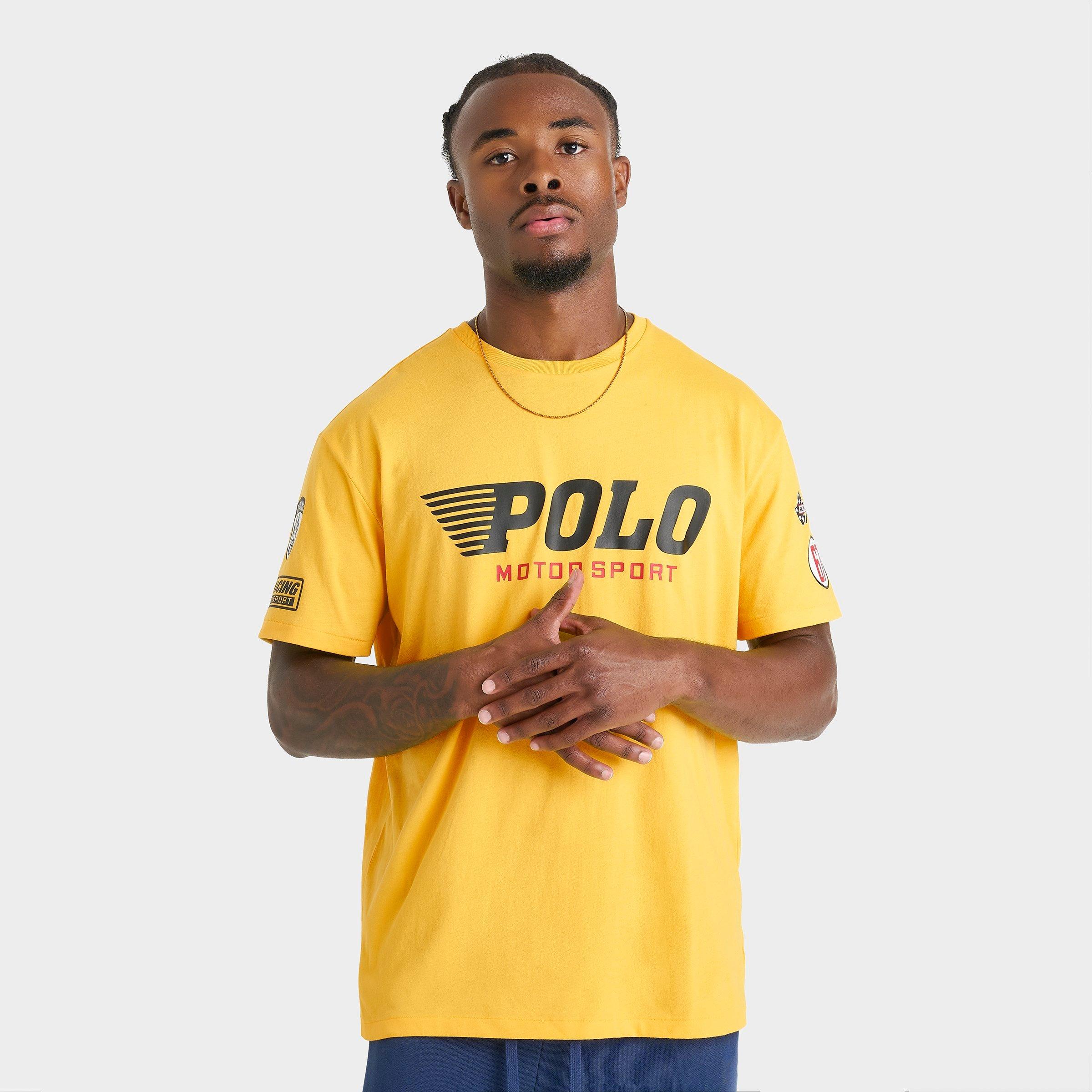 目を引く☆【Polo Ralph Lauren】Motorsport Graphic T-Shirt Polo Ralph Lauren Classic Fit Motorsport Graphic Jersey