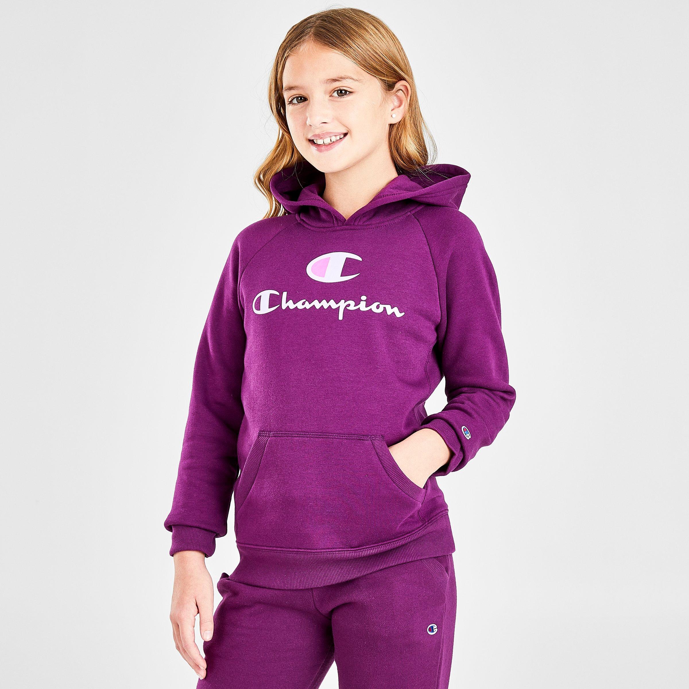 champion lilac pullover hoodie